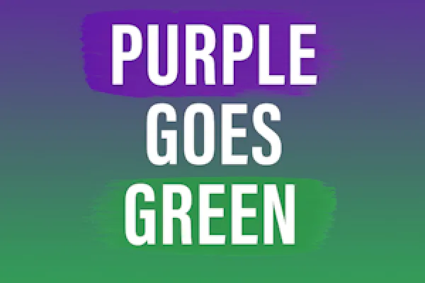 purple goes green