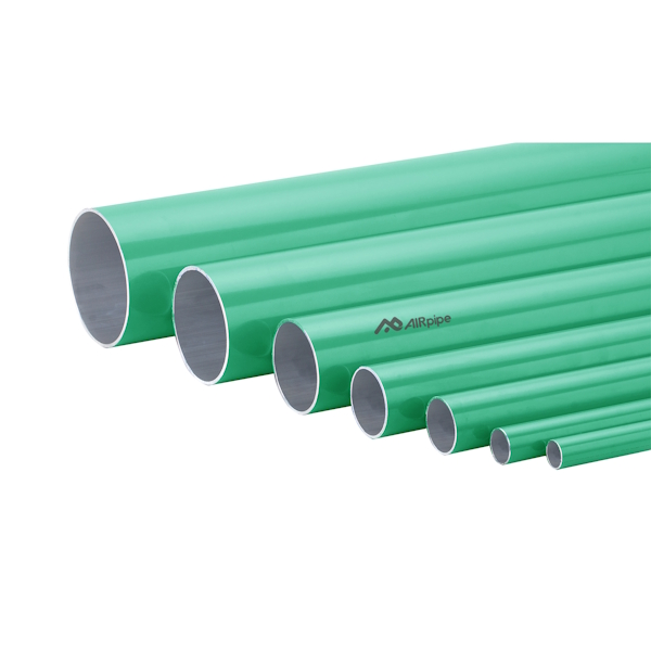 Rigid Aluminum Pipe - Green 2 Rigid Aluminum Pipe - Green - Image 2